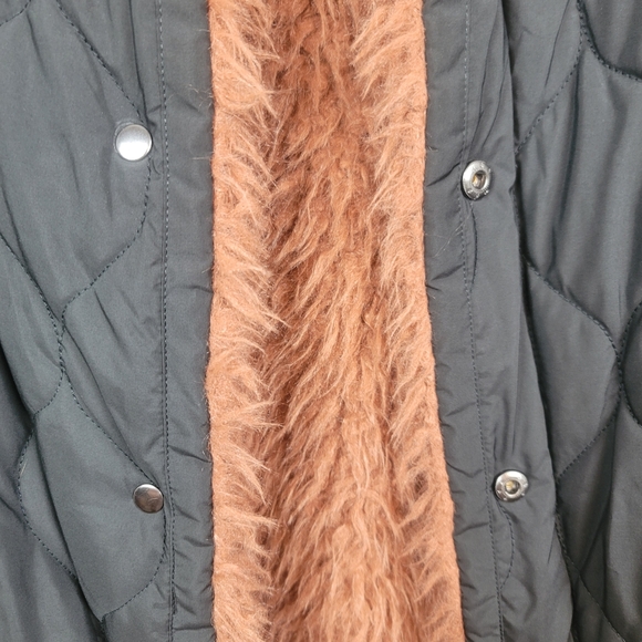 Faux Fur Reversible Long Jacket - Picture 7 of 8